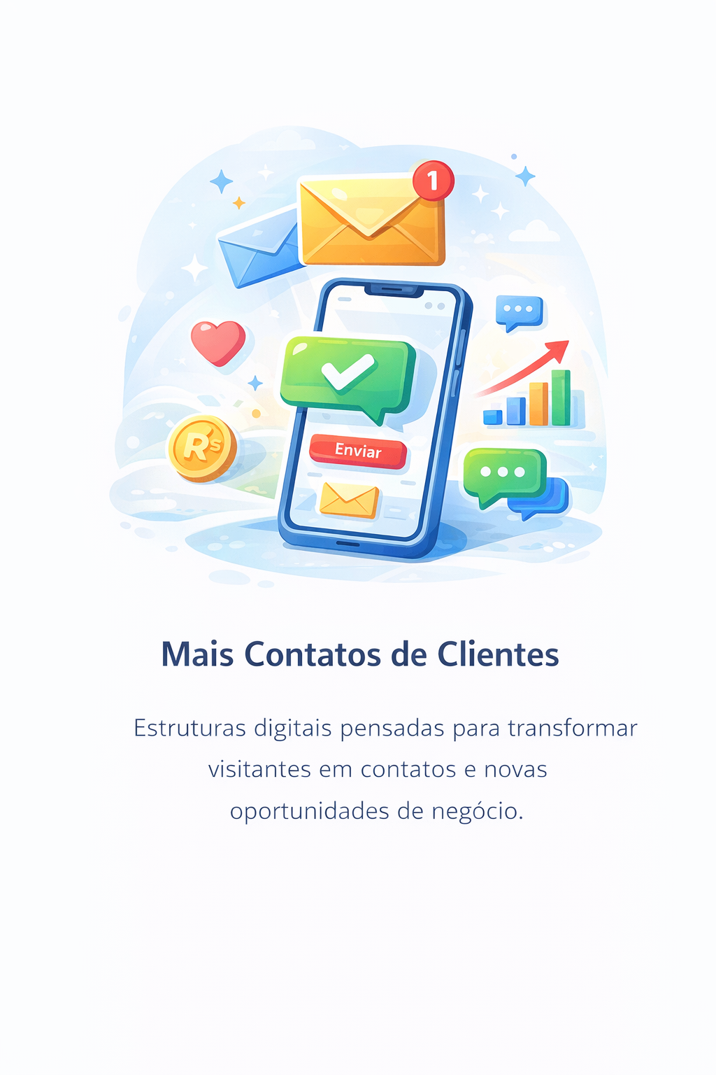 Estratégias digitais que ajudam empresas a gerar mais contatos e oportunidades de negócio.